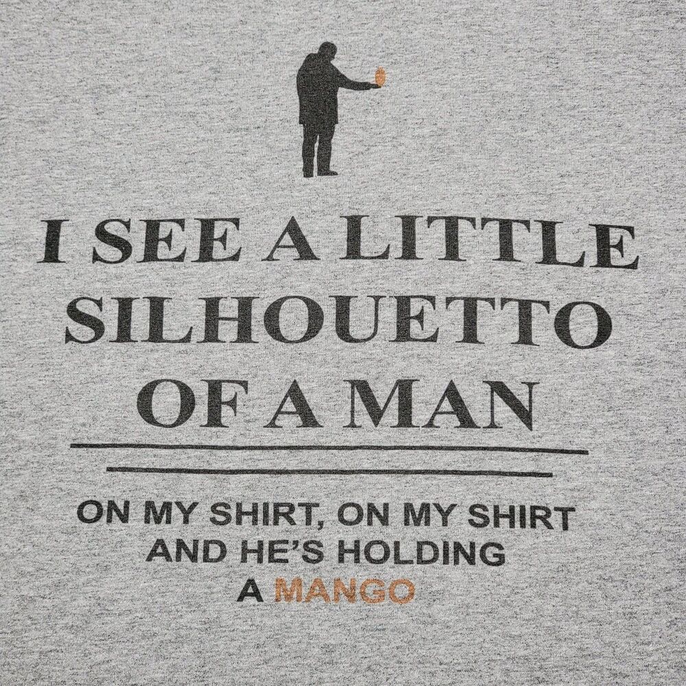 Queen Bohemian Rhapsody Parody SS Grey Tee - Size Large